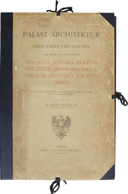 [Дворцовая архитектура Северной Италии и Тосканы с XIII в. до XVIII в. Berlin: Verlag von Ernst Wasmuth A.-G., 1911.